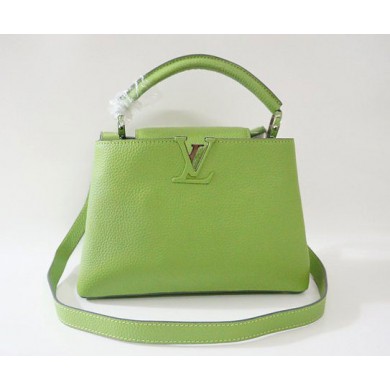 AAA 1:1 2014 louis vuitton mini capucines bb m94518 green bag GL03090