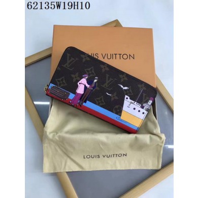 AAA 1:1 Louis Vuitton Monogram Canvas ZIPPY WALLET M62135 GL03886