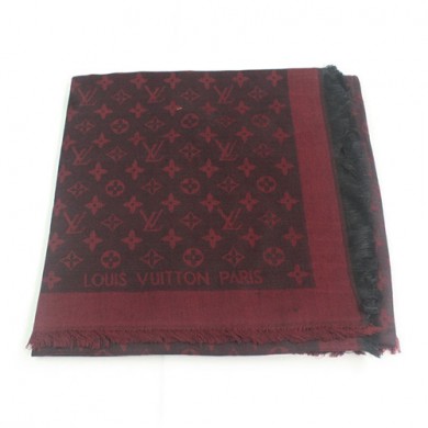 AAAAA Louis Vuitton scarf WJLV058-9 black/red Scarf GL00447