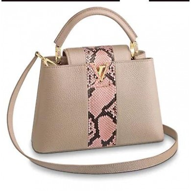 Louis vuitton original CAPUCINES N94220 grey GL01971