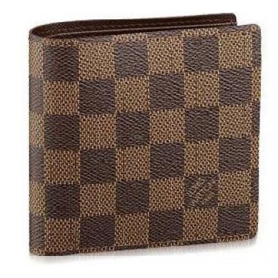 Mens Louis Vuitton double zip monogram damier wallet GL01435