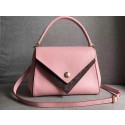 2017 newest louis vuitton original leather double V bag M54440 pink GL01390