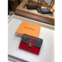 AAA 1:1 Louis Vuitton CHERRYWOOD COMPACT WALLET M61911 red GL04422