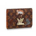 AAA 1:1 Louis Vuitton Twist Compact Wallet M63889 orange GL04146