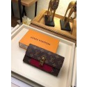 Fake Best Louis Vuitton FLOWE Monogram Canvas Wallet 62566 rose GL00043