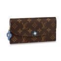High Quality Louis Vuitton EMILIE WALLET M63895 Bleu Jean Blue GL03431