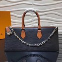 Louis Vuitton SAC TRICOT Epi Leather M52805 black GL00456