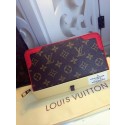 Replica Louis Vuitton Damier Ebene Canvas Wallet M61188 Red GL00496
