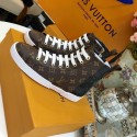 Replica Louis Vuitton DIGITAL EXCLUSIVE HEART SNEAKER BOOT LV901SY black GL00798