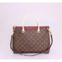 Top 2013 Louis Vuitton Monogram Canvas Pallas Bag M40906 aurore GL02421