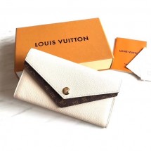 AAA Louis vuitton MONOGRAM DOUBLE wallet M64317 white GL01752