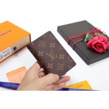 AAA Louis Vuitton Monogram Ink Card Purse 62219 brown GL03044