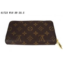 Best 1:1 Louis Vuitton Wallet M61723 Monogram Canvas Zippy GL01347