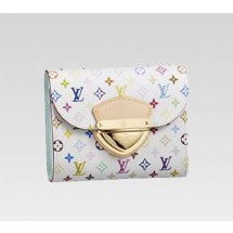 First-class Quality Louis Vuitton handbag monogram multicolore white koala wallet m58082 (anis lining) GL01885