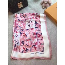 Imitation Top 2017 top quality louis vuitton scarf L0020 pink/green/purple GL02151