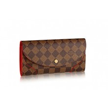 AAA 1:1 Louis Vuitton Damier Ebene Canvas Caissa Wallet N61221 GL03290
