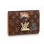 AAA 1:1 Louis Vuitton Twist Compact Wallet M63889 orange GL04146