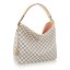 AAA Fake Louis Vuitton Damier Azur Canvas Delightful MM N41607 Rose Ballerine GL03905