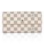 AAA Louis Vuitton Damier Canvas Pochette Wallet White N61735 GL00968