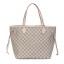 Louis Vuitton handbag damier azur canvas neverfull mm n51107 GL04460