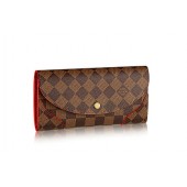 AAA 1:1 Louis Vuitton Damier Ebene Canvas Caissa Wallet N61221 GL03290