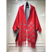 AAA 1:1 Louis vuitton lambswool & cashmere Shawl 71150 red GL01229