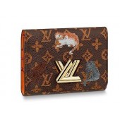 AAA 1:1 Louis Vuitton Twist Compact Wallet M63889 orange GL04146