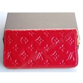 AAA Copy Louis Vuitton Wallet M93575 Monogram Vernis Zippy red GL04175