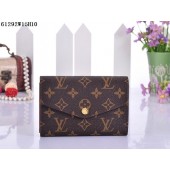 AAA Louis Vuitton Monogram Canvas Wallet 61292 Brown GL04589