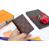 AAA Louis Vuitton Monogram Ink Card Purse 62219 brown GL03044