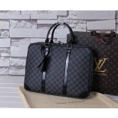 Louis Vuitton Monogram Damier Briefcase 41125 Black GL02471