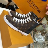 Replica Louis Vuitton DIGITAL EXCLUSIVE HEART SNEAKER BOOT LV901SY black GL00798