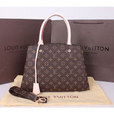 Knockoff 2014 Louis Vuitton monogram canvas montaigne bag mm m41056 GL01049
